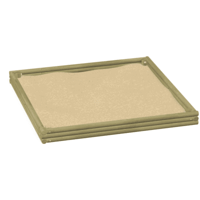Sandkasten aus Rundholz 3x3m