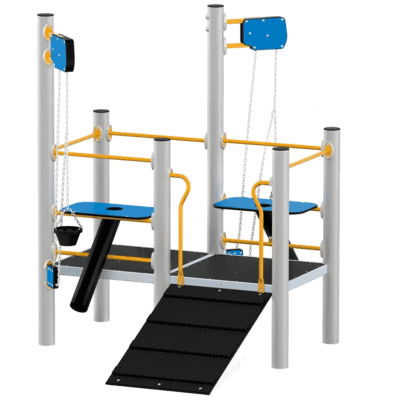 Orbis Me Sandspiel groß, Metallpfosten