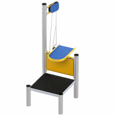 Orbis Me Sandspiel klein, Metallpfosten