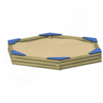 Sechseck-Sandkasten, mit Sitzen - sechseck sandkasten mit sitzen nv3713ep w