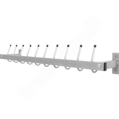 Sicherheitsgarderobenleiste aus Metall mit 10 Haken