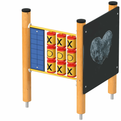 Orbis H Tic-Tac-Toe-Spiel mit Malwand