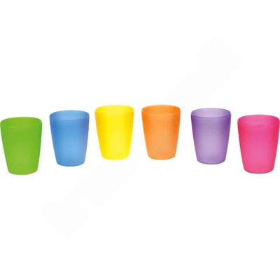 Zahnputzbecher aus Plastik, 0,3 l