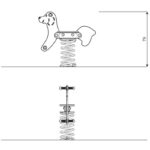 Federwippe Hund – SPRING 0602 - 0602front