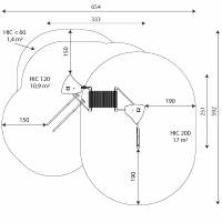 Spielturm mit Rutsche, Rohrdurchgang, Treppe und Xylophon - STEEL+ 1724 – Bild 7