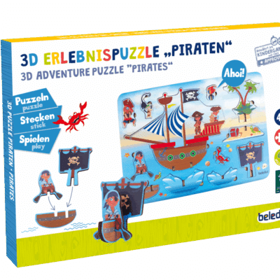3D Erlebnispuzzle "Piraten"