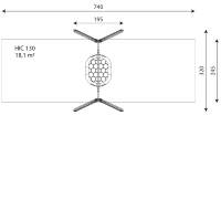 Schaukel mit Vogelnest - WOODEN SWING WD1423-1 – Bild 9