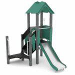 Spielturm mit Rutsche und Spielwand – RECYCLED RC1501 - 1e48 rc15011s