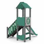 Spielturm mit Rutsche und Treppe – RECYCLED RC1502 - 20ac rc15022s