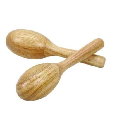 Holz Rasseln, 6 Paar