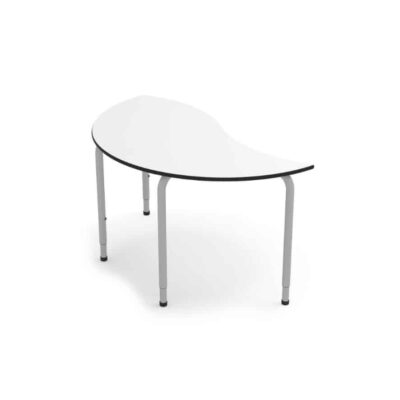 Yang – Höhenverstellbarer Halbrundtisch