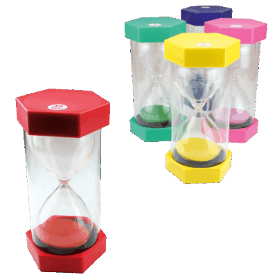 XL Sanduhren, 5er Set, 30 cm