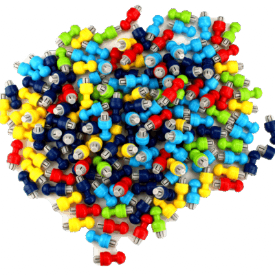 PLUG IT "Spiel Plugs Set", 100 Teile