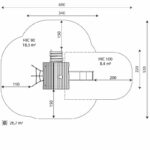 Spielturm mit Rutsche – ROBINIA RB1205 - 286b rb1205top