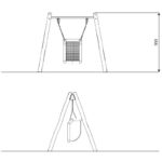 Netz-Schaukel – ROBINIA RB0517 - 2ce3 rb0517front