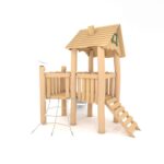 Großer Spielturm mit Rutsche – ROBINIA RB1206 - 2f4d rb12062s
