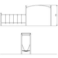 Wackelbrücke mit Hangelanlage - KLIMBÜ 0405-1 – Bild 7