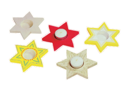 Teelichthalter „Stern“
