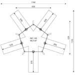 Fünfeck-Schaukel – ROBINIA RB0515 - 4165 rb0515top