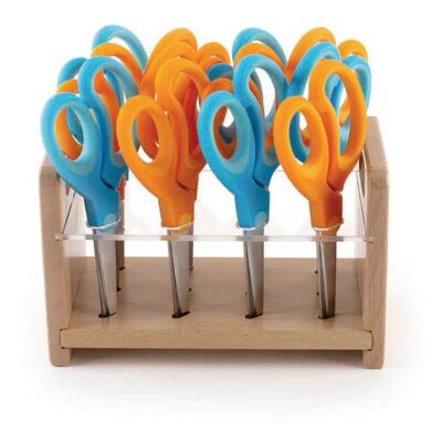 Bastelscheren "Soft Grip" & Ständer, 13 tlg.