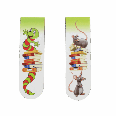 Magnetisches Lesezeichen, 2 Styles; gemischt gepackt