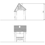 Spielhaus offen – ROBINIA RB1201 - 533c rb1201front