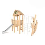 Spielturm mit Rutsche und Kletterpark – ROBINIA RB1216 - 53a9 rb12162s