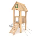 Spielturm mit Rutsche – ROBINIA RB1205 - 60f1 rb12051s