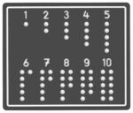 Activity Table Spielboard „Mathe 1-10“ - 62104 1 product RGB