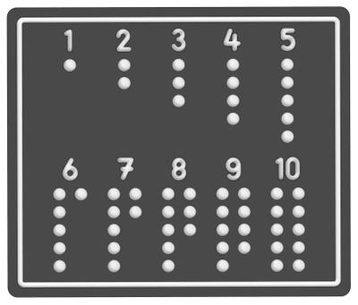 Activity Table Spielboard „Mathe 1-10“