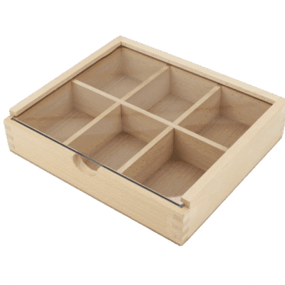 Sortierbox mit Schiebedeckel, klein