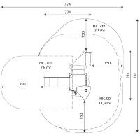 Spielturm mit Rutsche, Treppe, Klettersteine und Spielwand - STEEL+ 1701 – Bild 7