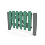 Zaun mit Tür – RECYCLED RC1484 - 711a rc14841s