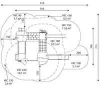 Spielanlage Ritter mit 4 Türmen, Rutsche und Kletterelementen - STEEL+ 1712 – Bild 7