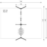 Doppel-Schaukel mit Vogelnest - WOODEN SWING WD1497 – Bild 9