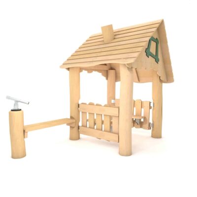 Spielhaus offen mit Teleskop - ROBINIA RB1202