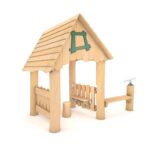 Spielhaus offen mit Teleskop – ROBINIA RB1202 - 8ec0 rb12022s