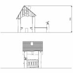 Spielhaus offen mit Teleskop – ROBINIA RB1202 - 9f90 rb1202front