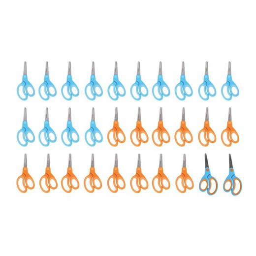 Bastelschere Soft Grip , 30 tlg. Bastelschere „Soft Grip“, 30 tlg. - Bastelschere Soft Grip , 30 tlg.