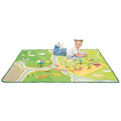 Bauernhof-Spielteppich