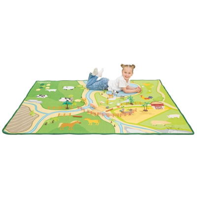 Bauernhof-Spielteppich