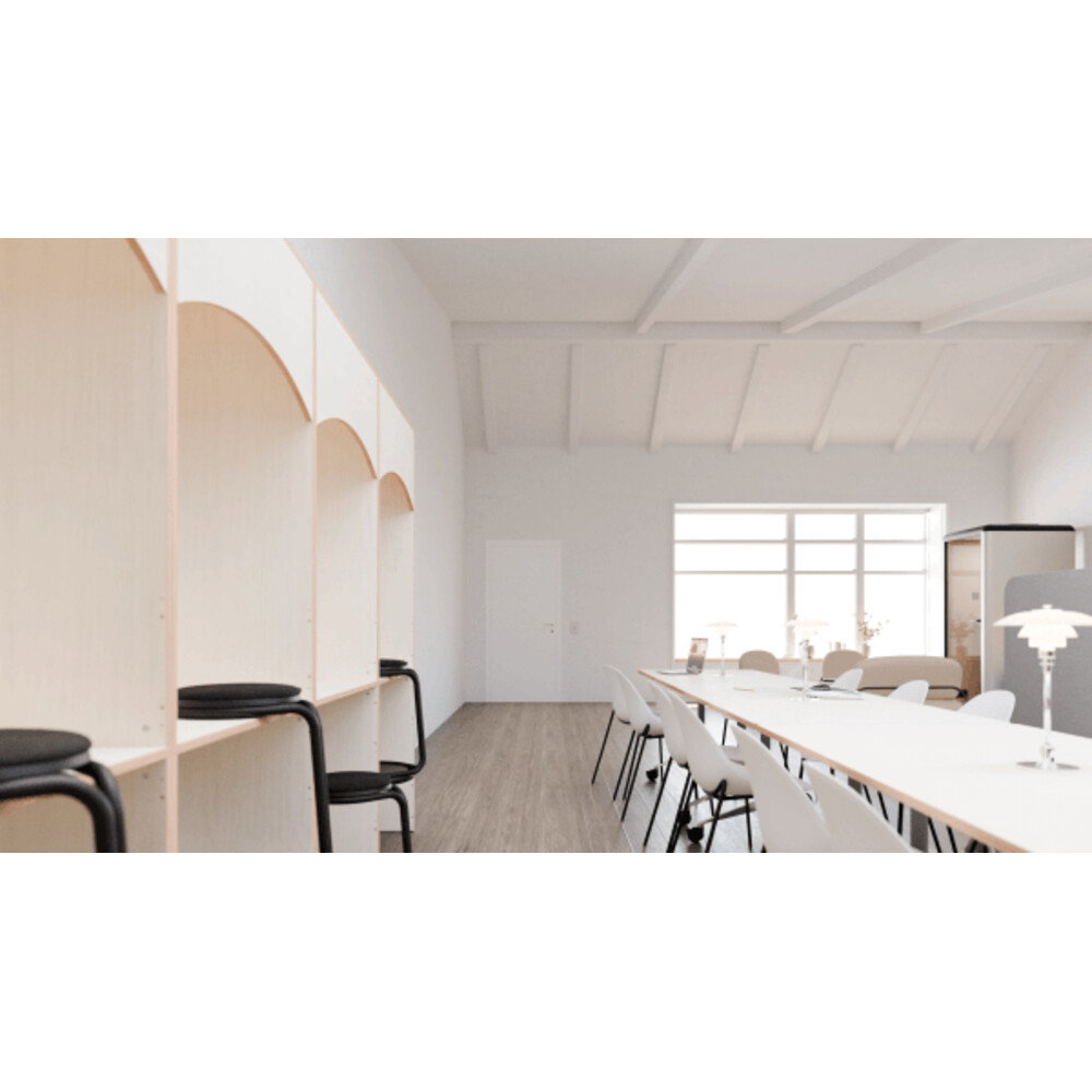 Alufloop – Fahrbarer Klapptisch mit Rollen - Biblioteca Small1 1000