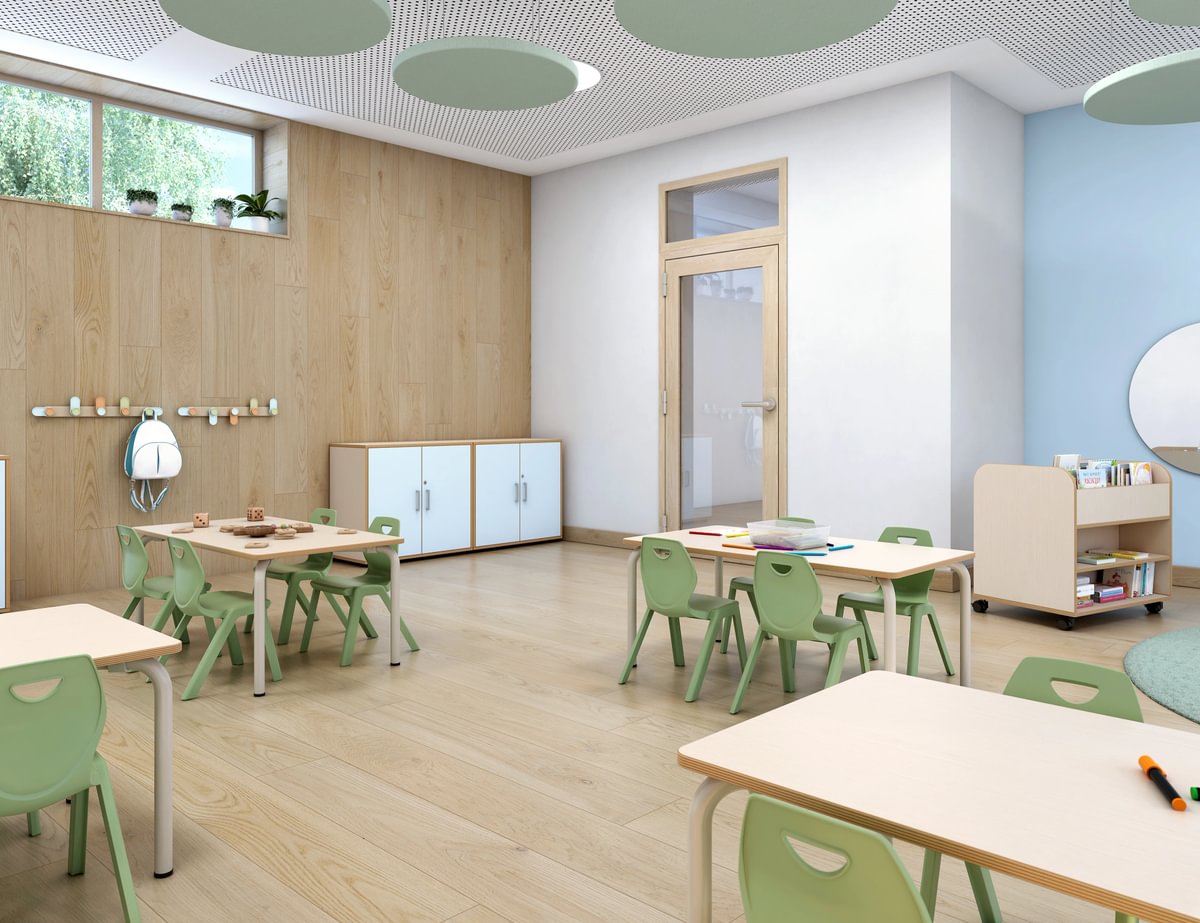 Rechtecktisch Rectangle, Tiefe: 65 cm - Children classroom Medium2