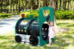 Kriechtunnel-Set „Lokomotive & Waggon“ - Groß (Kriechtunnel „Lokomotive“3)