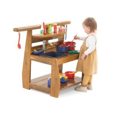 Kleine Outdoor-Spielküche