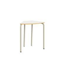 Hexa – Einzeltisch mit 2 Rollen und klappbarer Tischplatte - Hexa White Small 1000