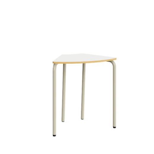 Hexa-White-Small_1000 Hexa – Einzeltisch mit 2 Rollen und klappbarer Tischplatte - Hexa White Small 1000