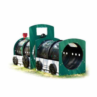 Kriechtunnel-Set „Lokomotive & Waggon“