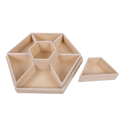 Materialständer, sechseckig