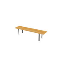 Sitzbank Simple, Metall - NV5005Z A b 26
